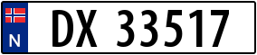 Truck License Plate